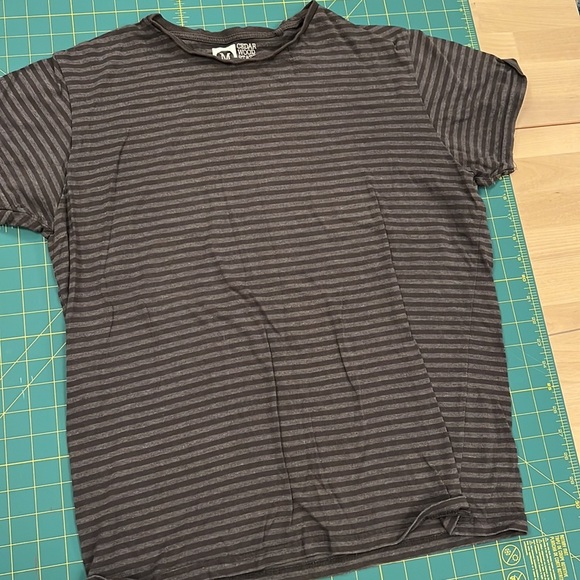 2 Mens t shirts cedar wood state stripes - Picture 2 of 4